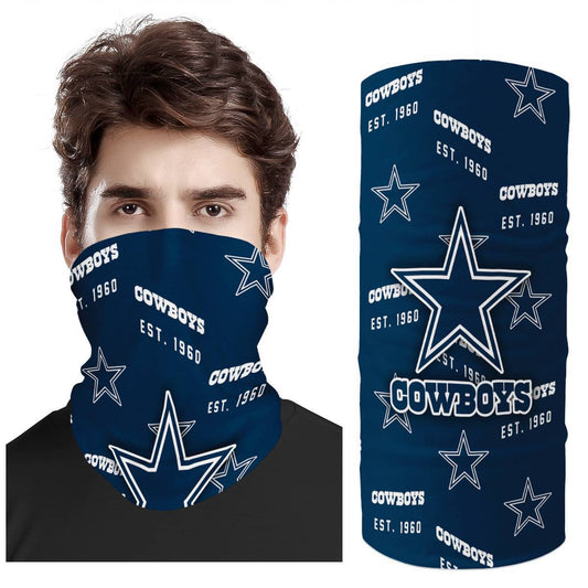 Russ Cowboys Outdoor Cycling Mask Magic Headscarf Multi-Purpose Bib Wristband