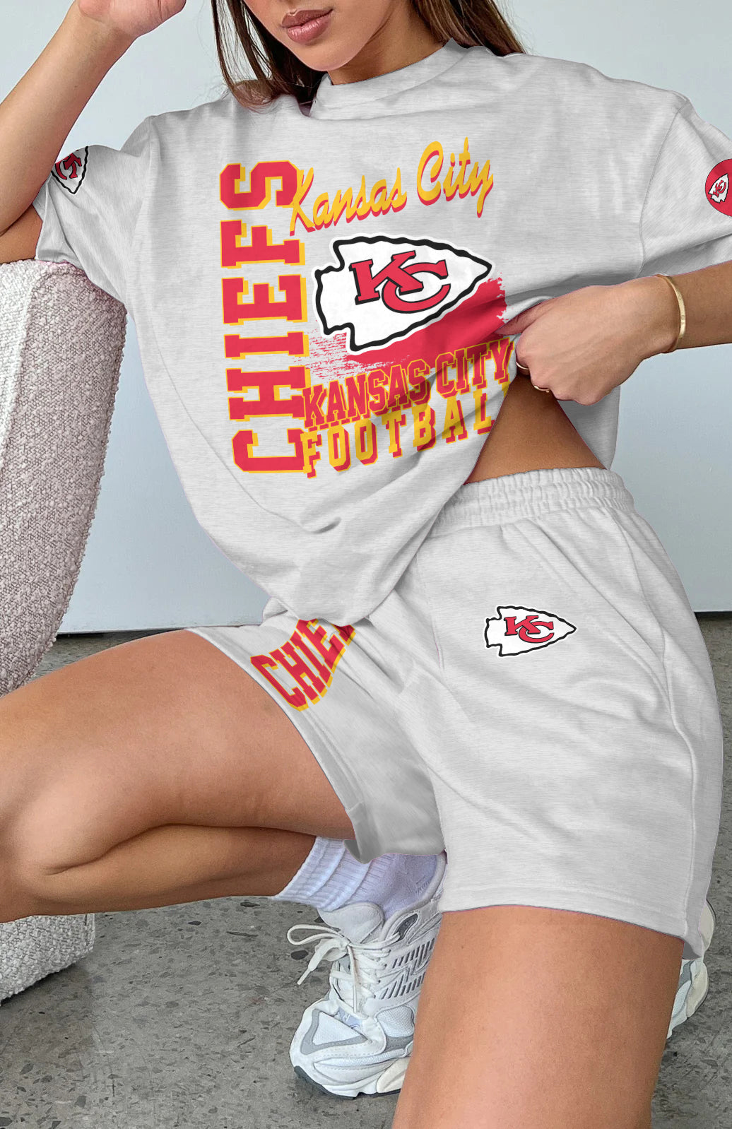Kansas City Chiefs Limited Edition Women's T-Shirt & Short Set