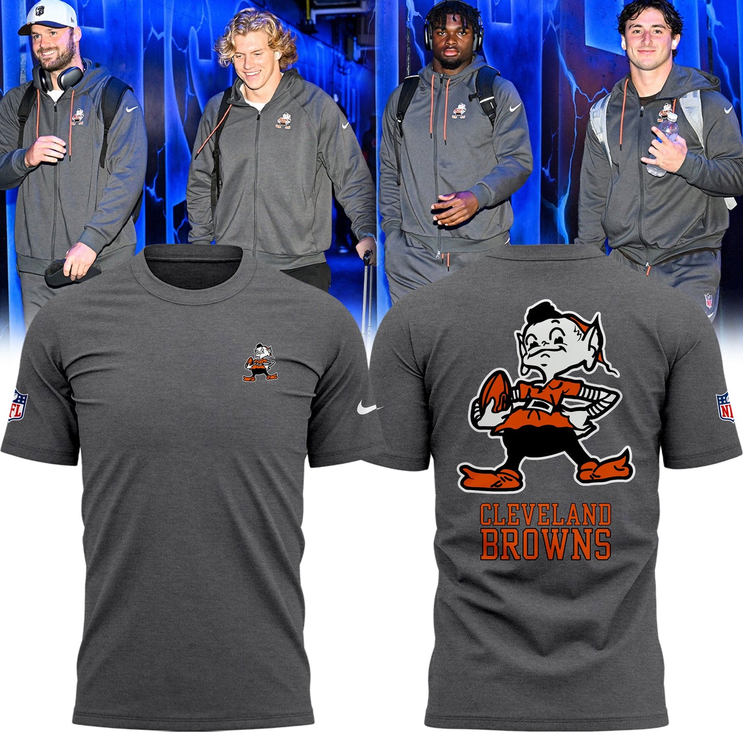 Cleveland Browns Sideline Team Issue Club Men’s Nike T-Shirt