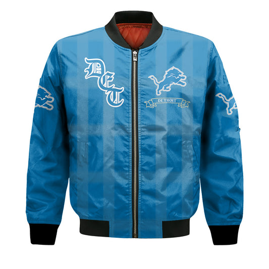 Detroit Lions Football Team 2025 - 26 Unforgettable Memories Bomber Jacket