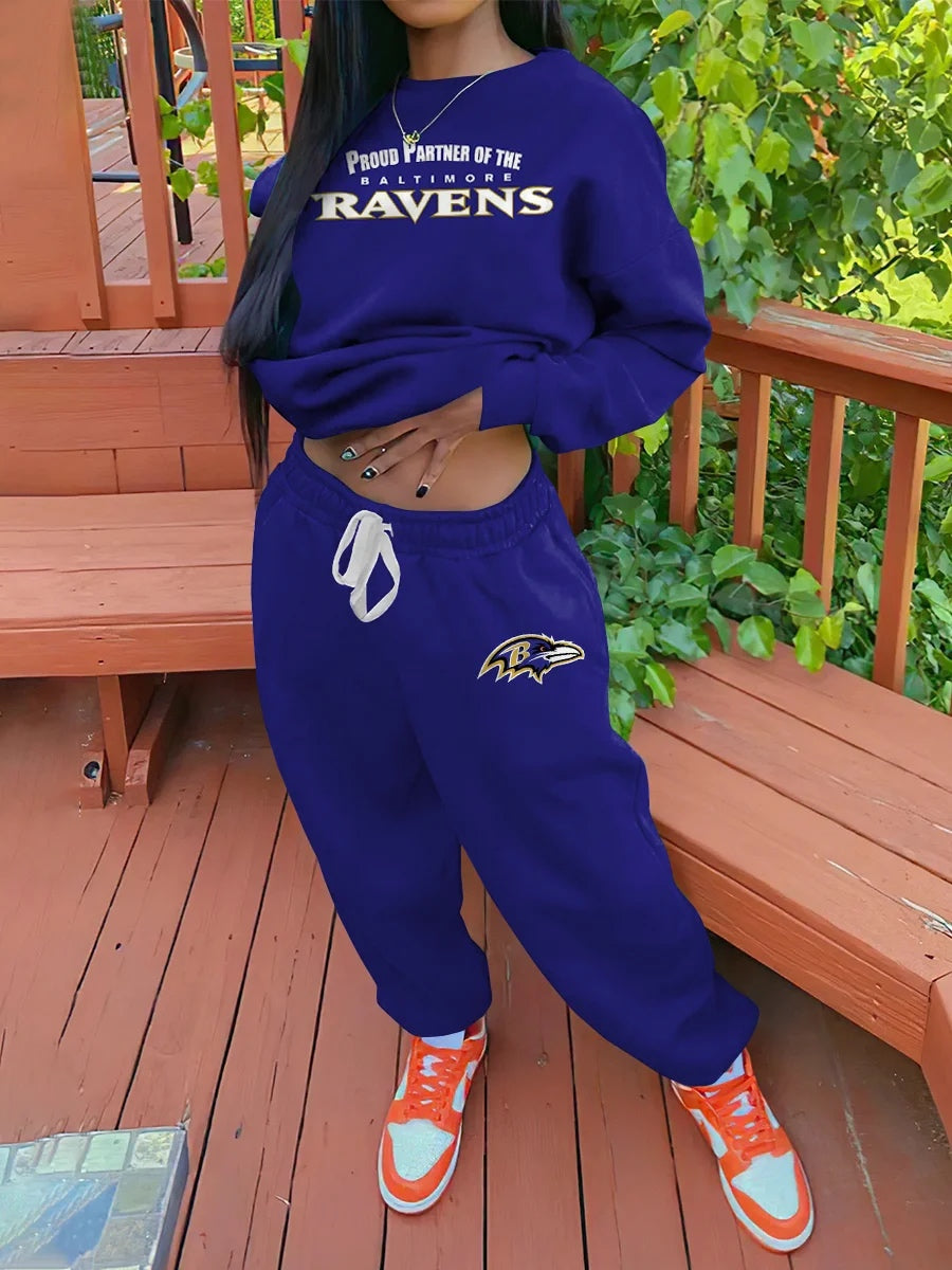 Baltimore Ravens Sportswear Crewneck Sweatshirt Suit