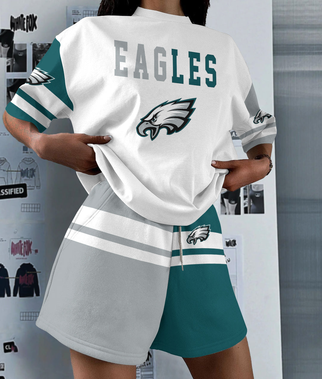 Philadelphia Eagles  Limited Edition Women's T-Shirt & Short Set
