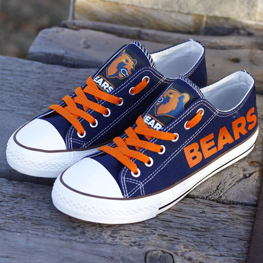 Casual printed low-top canvas shoes unisex