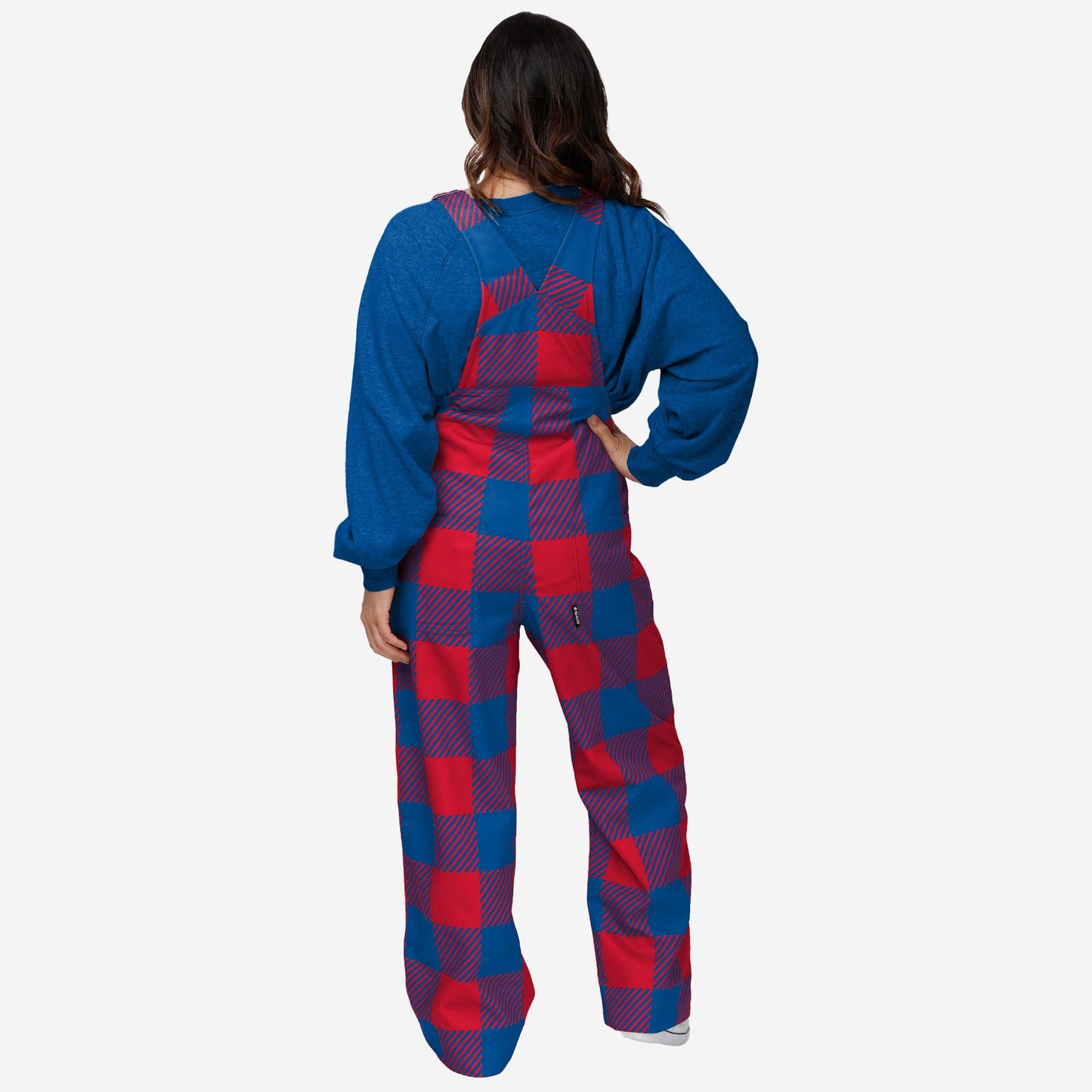 New Womens Plaid Bib Overalls