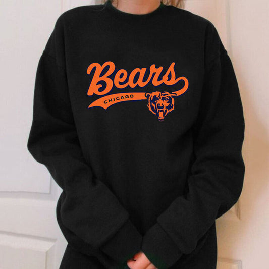 Loose casual printed unisex pullover