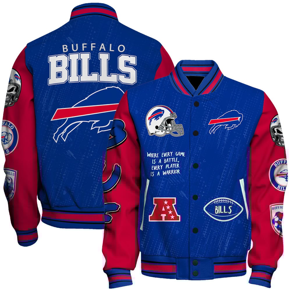 Buffalo Bills National Football League Conquer Every Field Unisex Varsity Jacket