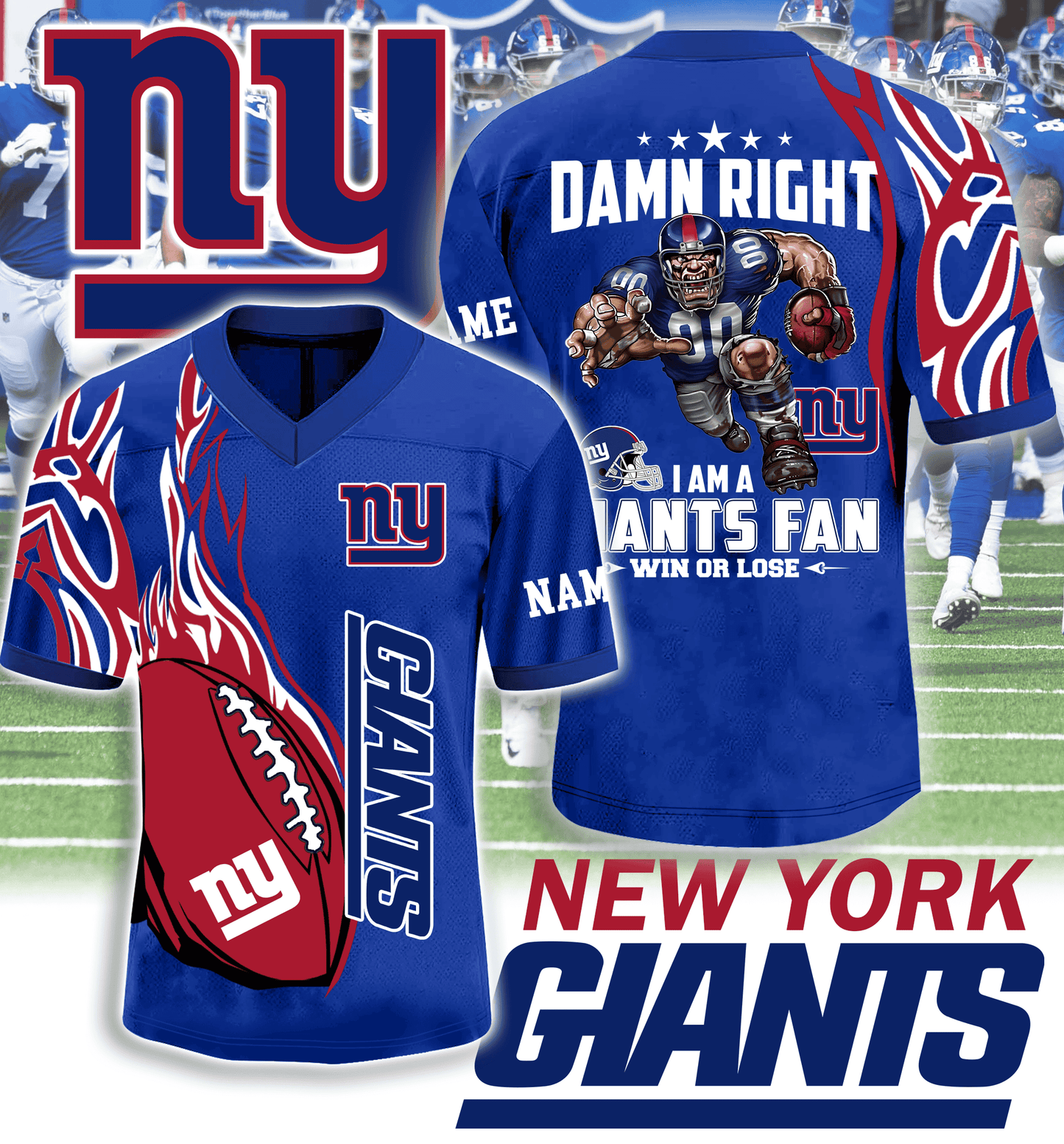 New York Giants Fan Jersey