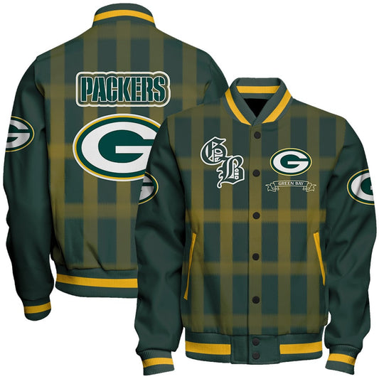 Green Bay Packers Football Team 2025 - 26 Unforgettable Memories Unisex Varsity Jacket