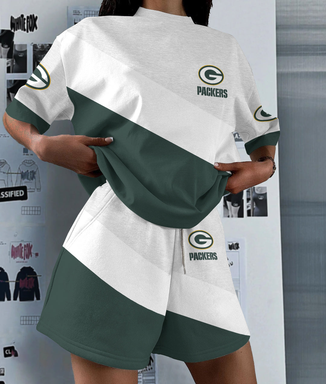 Green Bay Packers Limited Edition Women's T-Shirt & Short Set