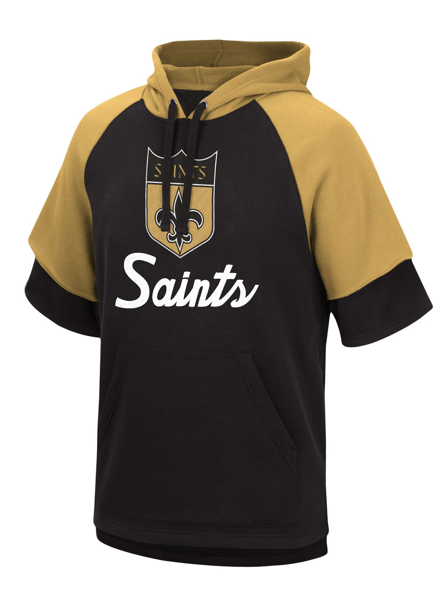 New Raglan Short Sleeve Pullover Hoodie