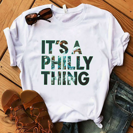 It's A Philly Thing Print round neck unisex T-shirt
