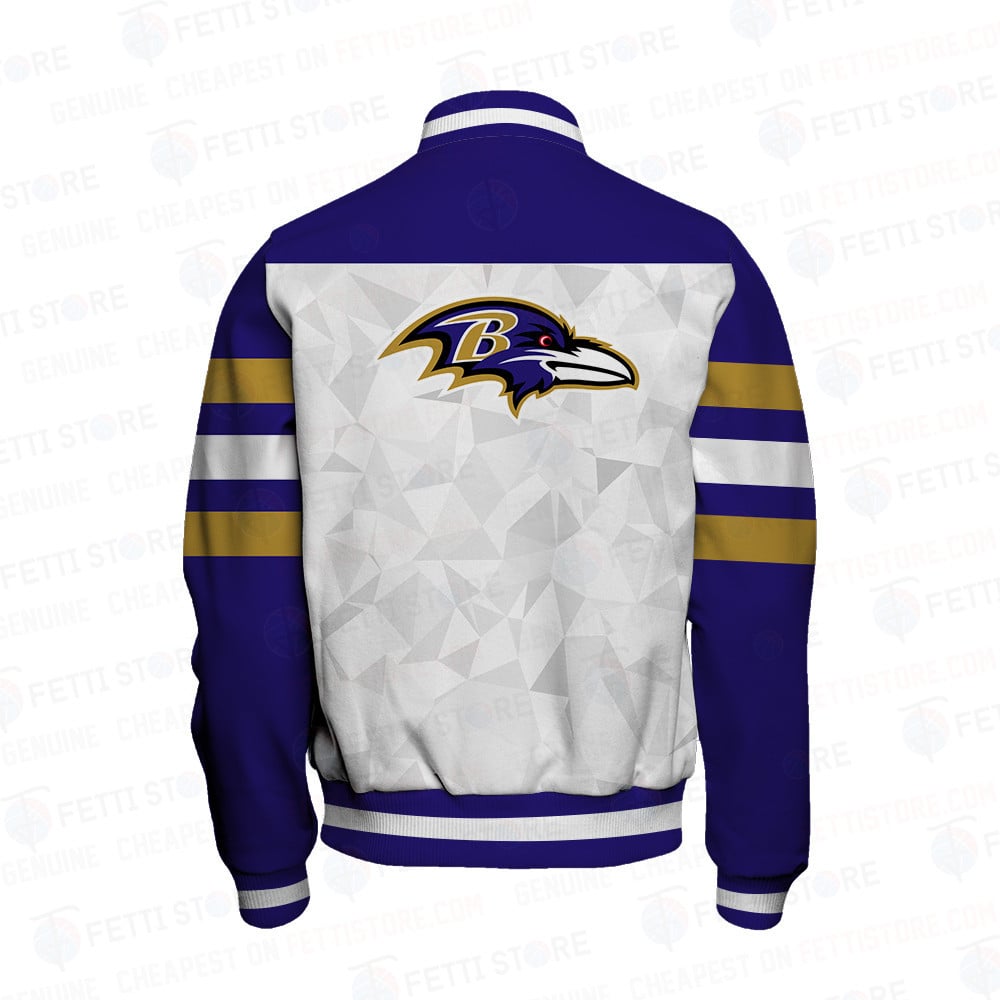 Baltimore Ravens NFL 2023 Starter Thursday Night Gridiron Raglan Unisex Varsity Jacket V6