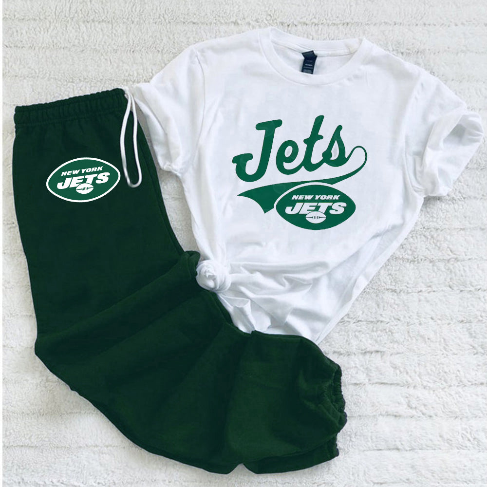 Casual loose fashion printed suit