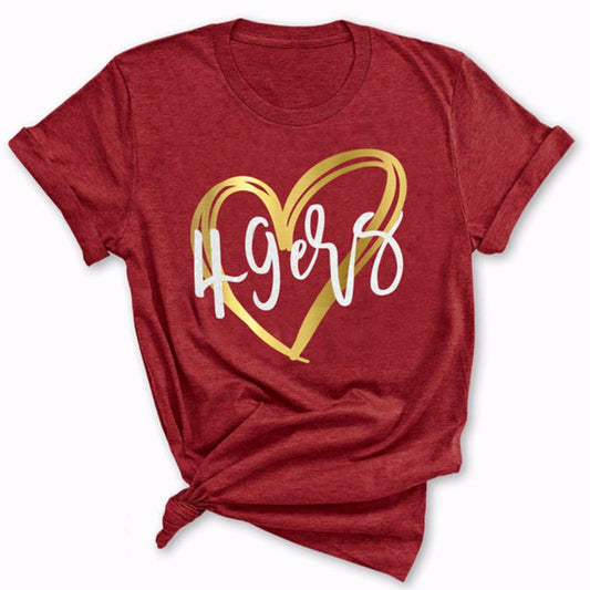 Fashion casual unisex short sleeve T-shirt