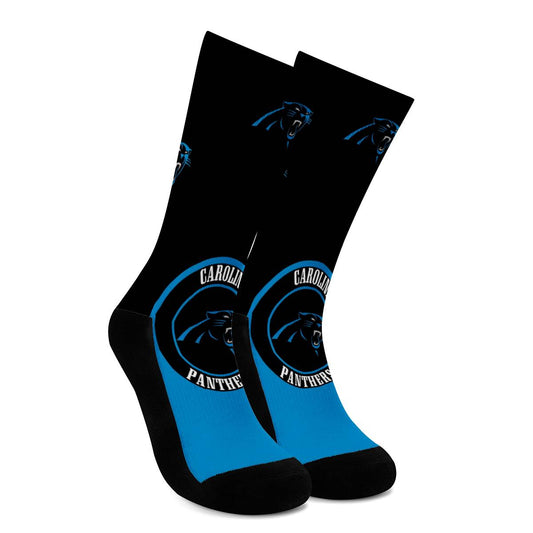Carolina Panthers For Bare Feet Crew Socks