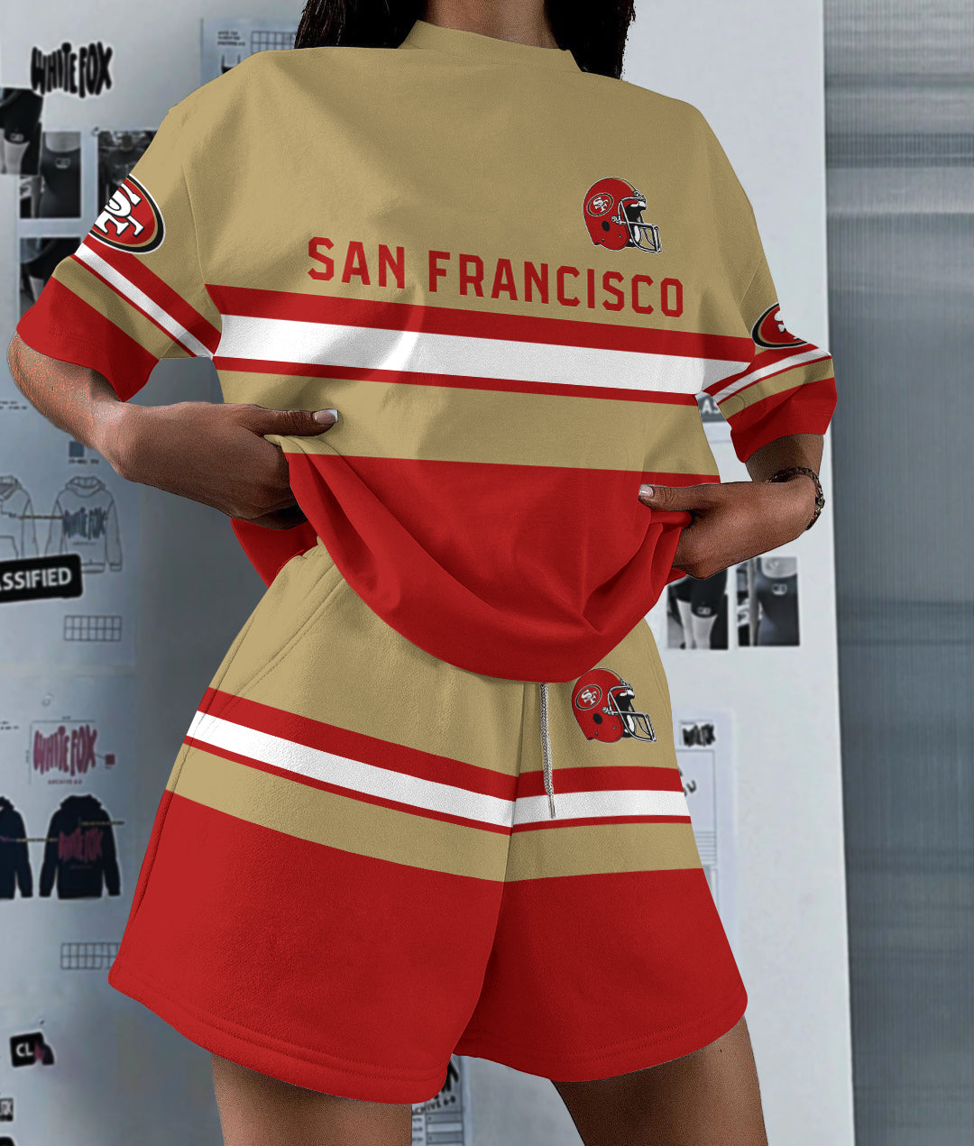 San Francisco 49ers Limited Edition Women's T-Shirt & Short Set