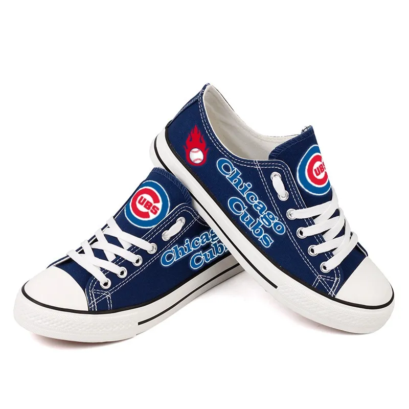 Casual printed low-top canvas shoes unisex