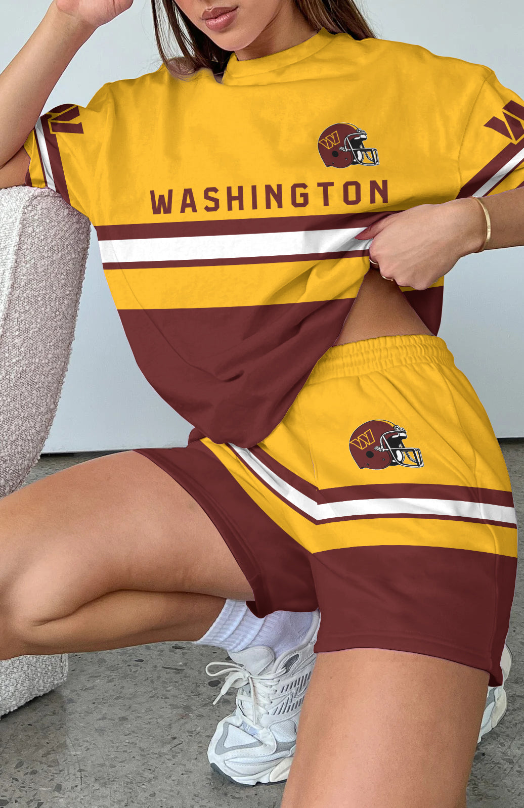 Washington Commanders Limited Edition Women's T-Shirt & Short Set