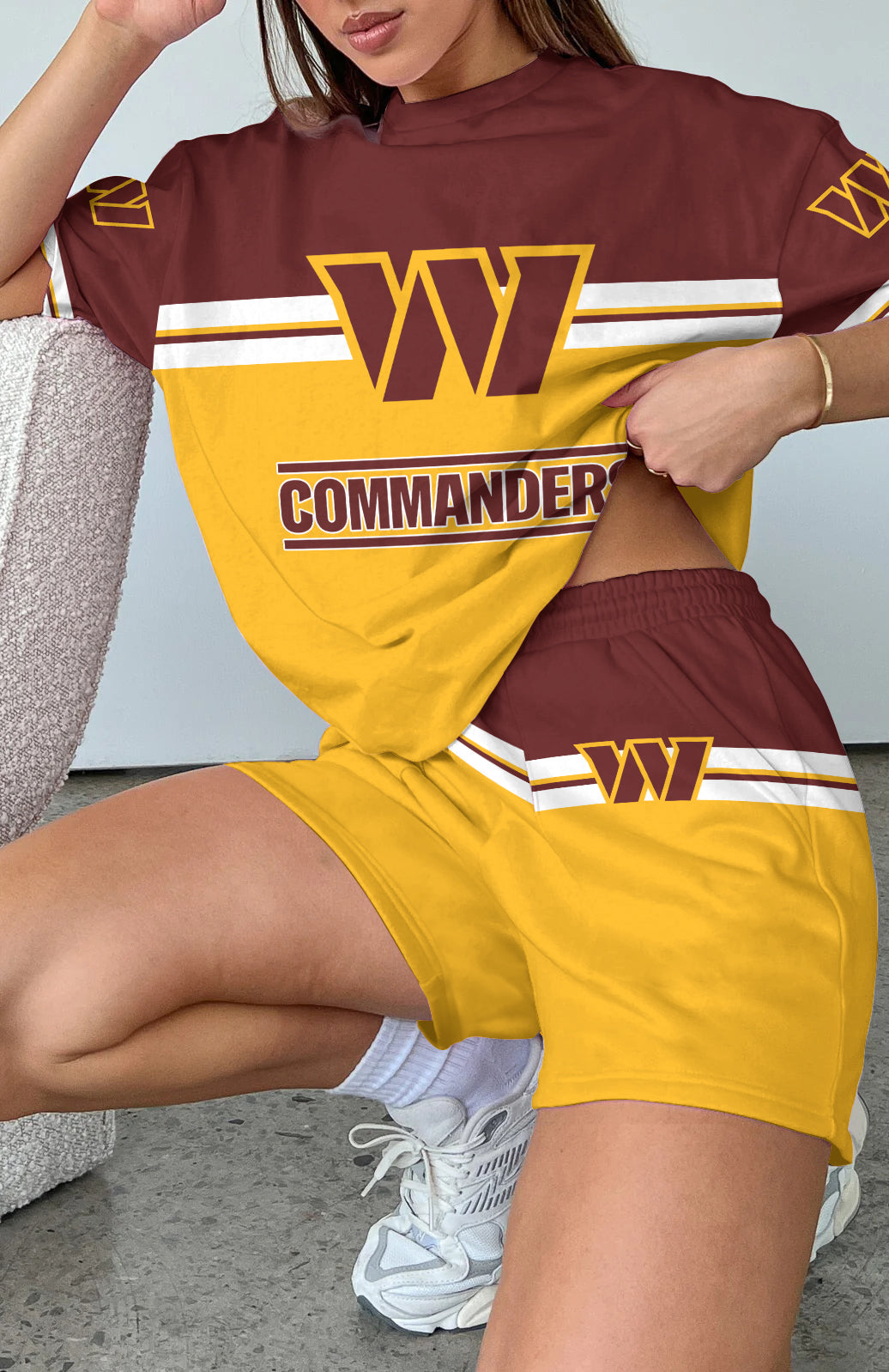 Washington Commanders Limited Edition Women's T-Shirt & Short Set