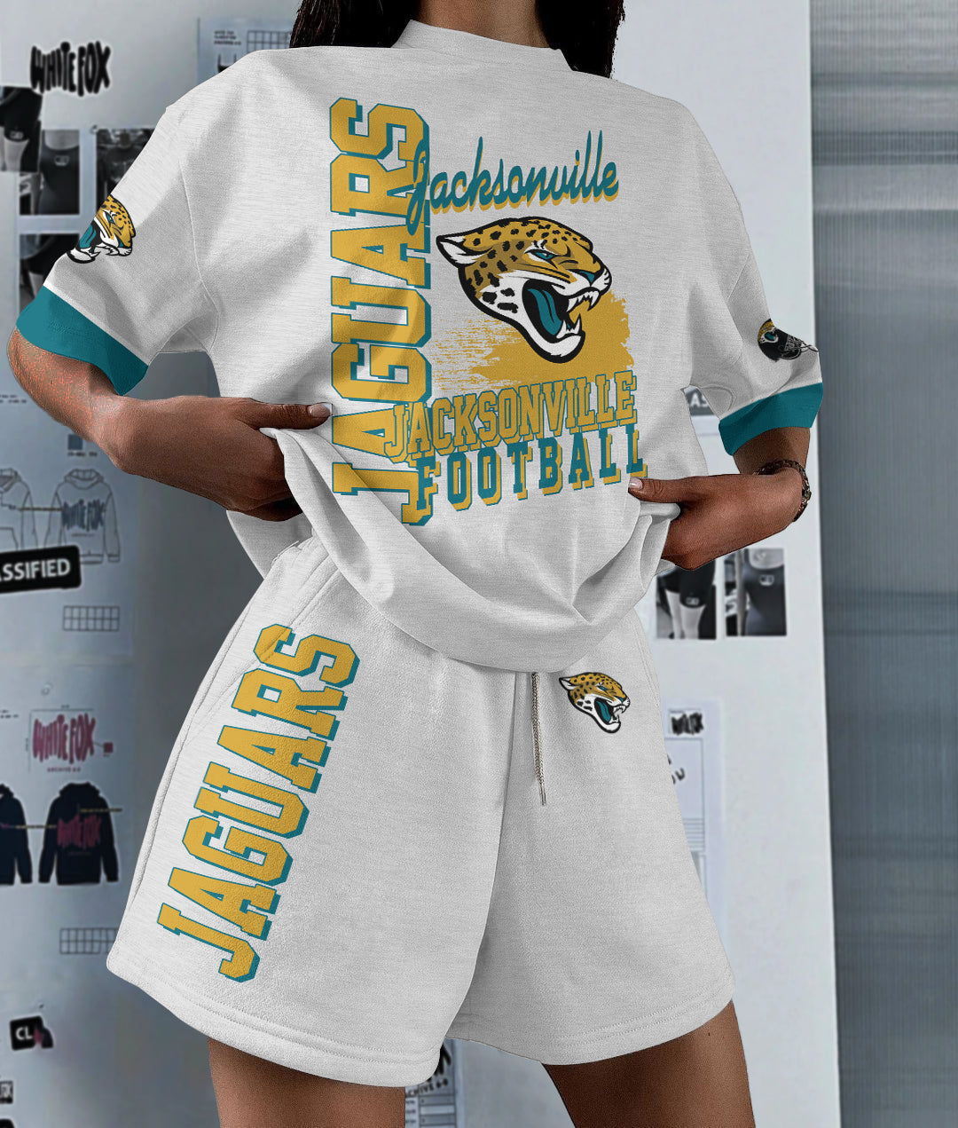 Jacksonville Jaguars Limited Edition Women's T-Shirt & Short Set