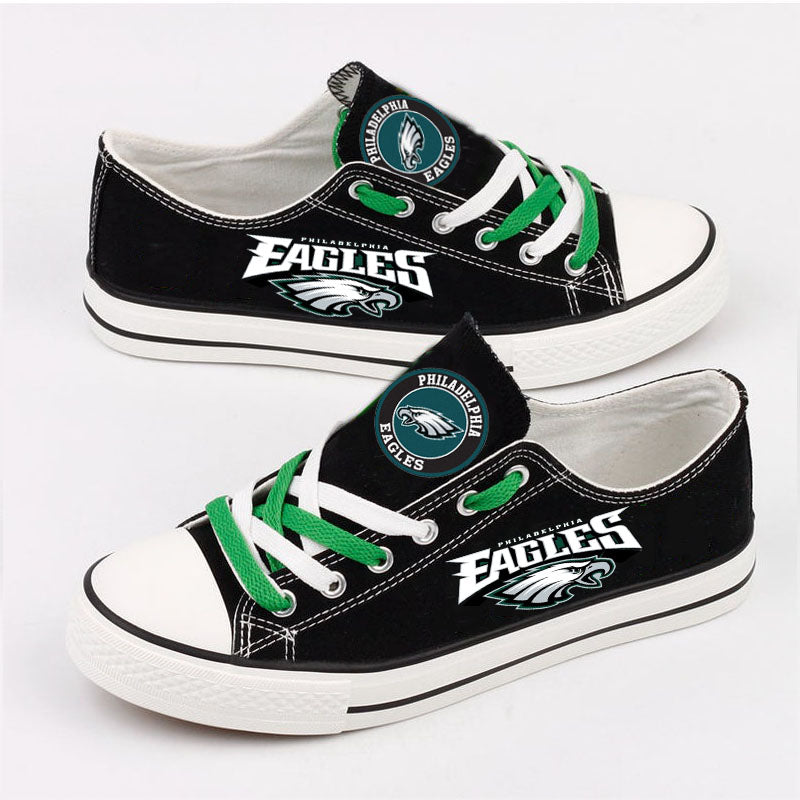 Casual printed low-top canvas shoes unisex