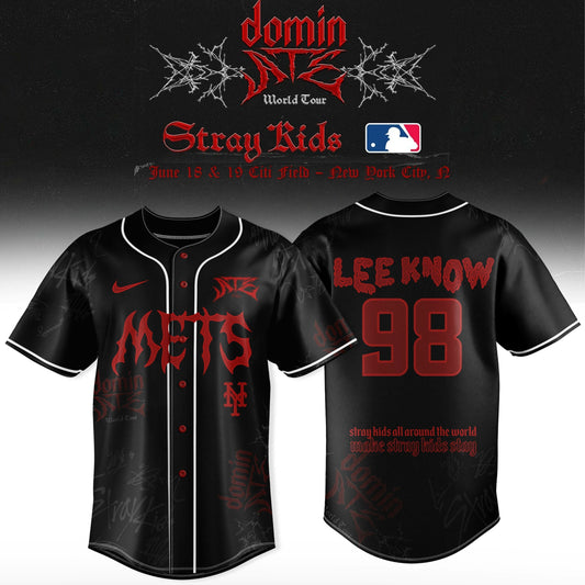 New York Mets x Stray Kids Word tour 2025 Jersey