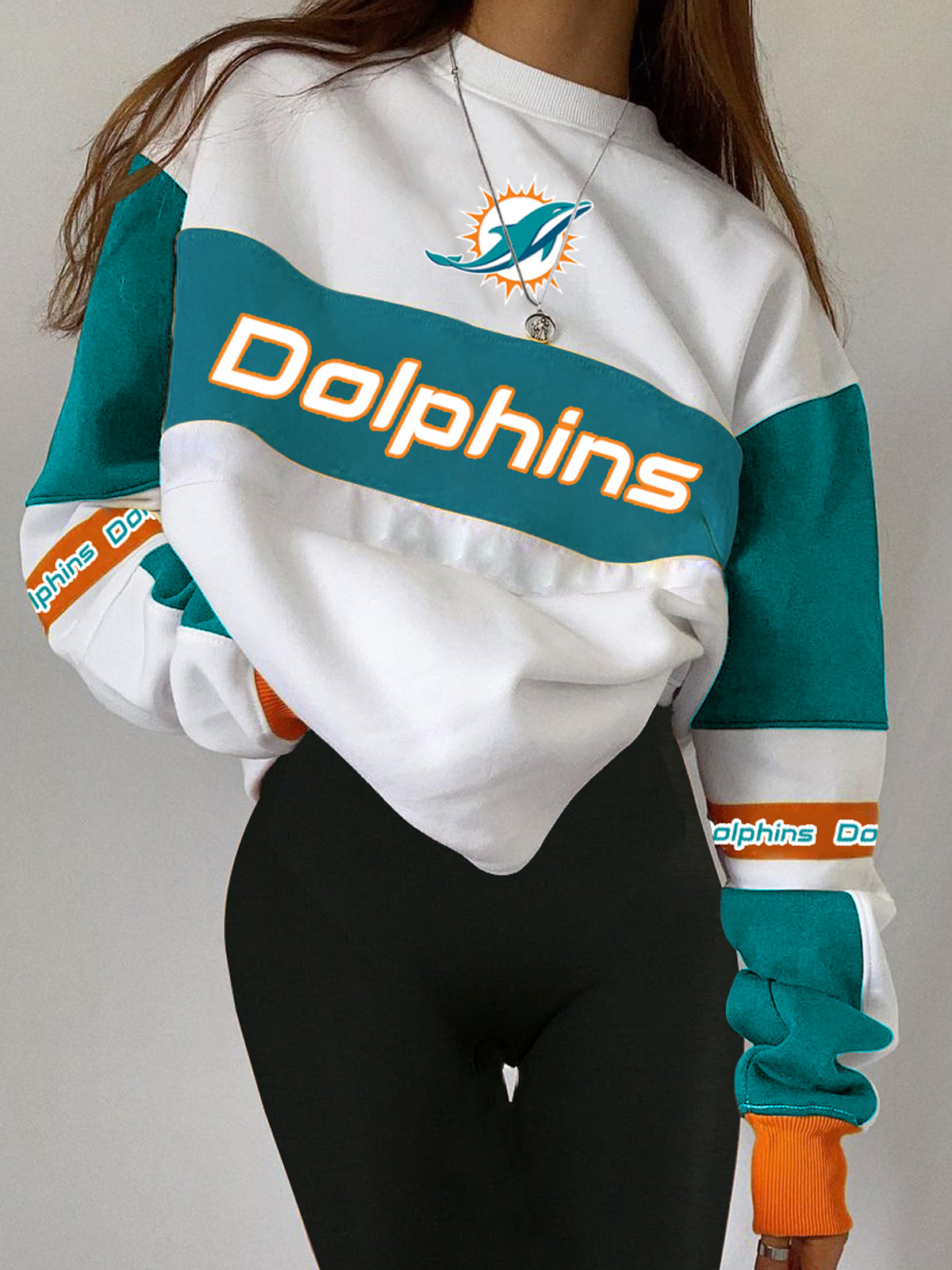 Miami Dolphins Fashion Printed Sweatshirt