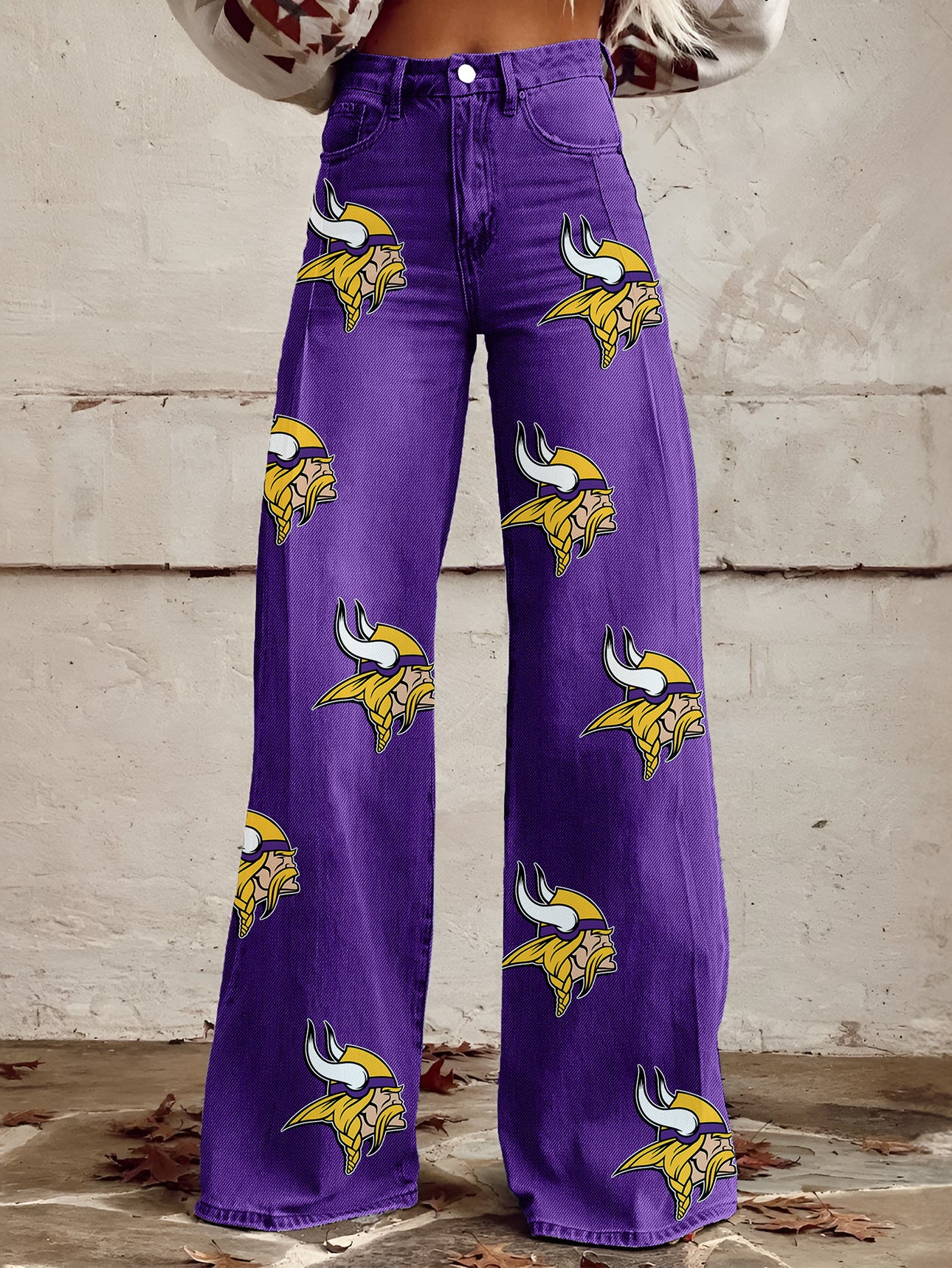 Women's Vintage casual wide LegPants