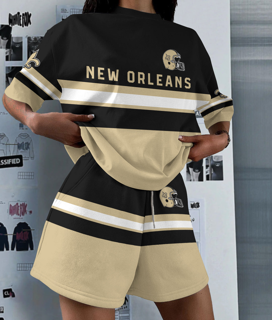 New Orleans Saints Limited Edition Women's T-Shirt & Short Set