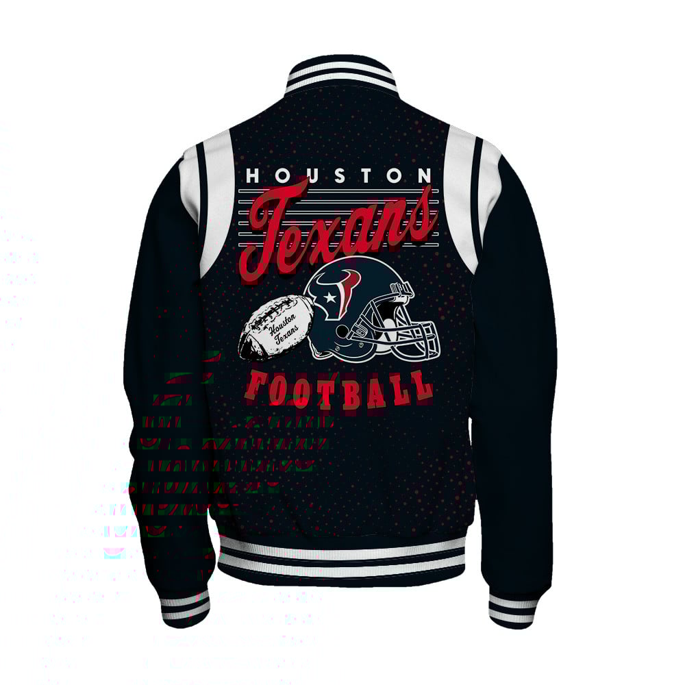 Houston Texans National Football League 2025 Make Your Mark Unisex Varsity Jacket
