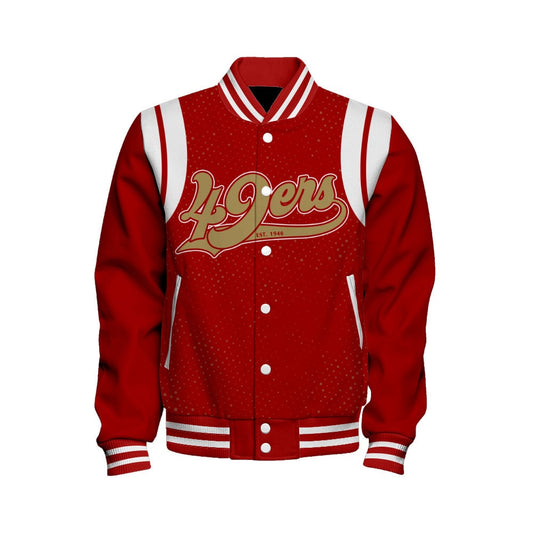 San Francisco 49ers National Football League 2025 Make Your Mark Unisex Varsity Jacket