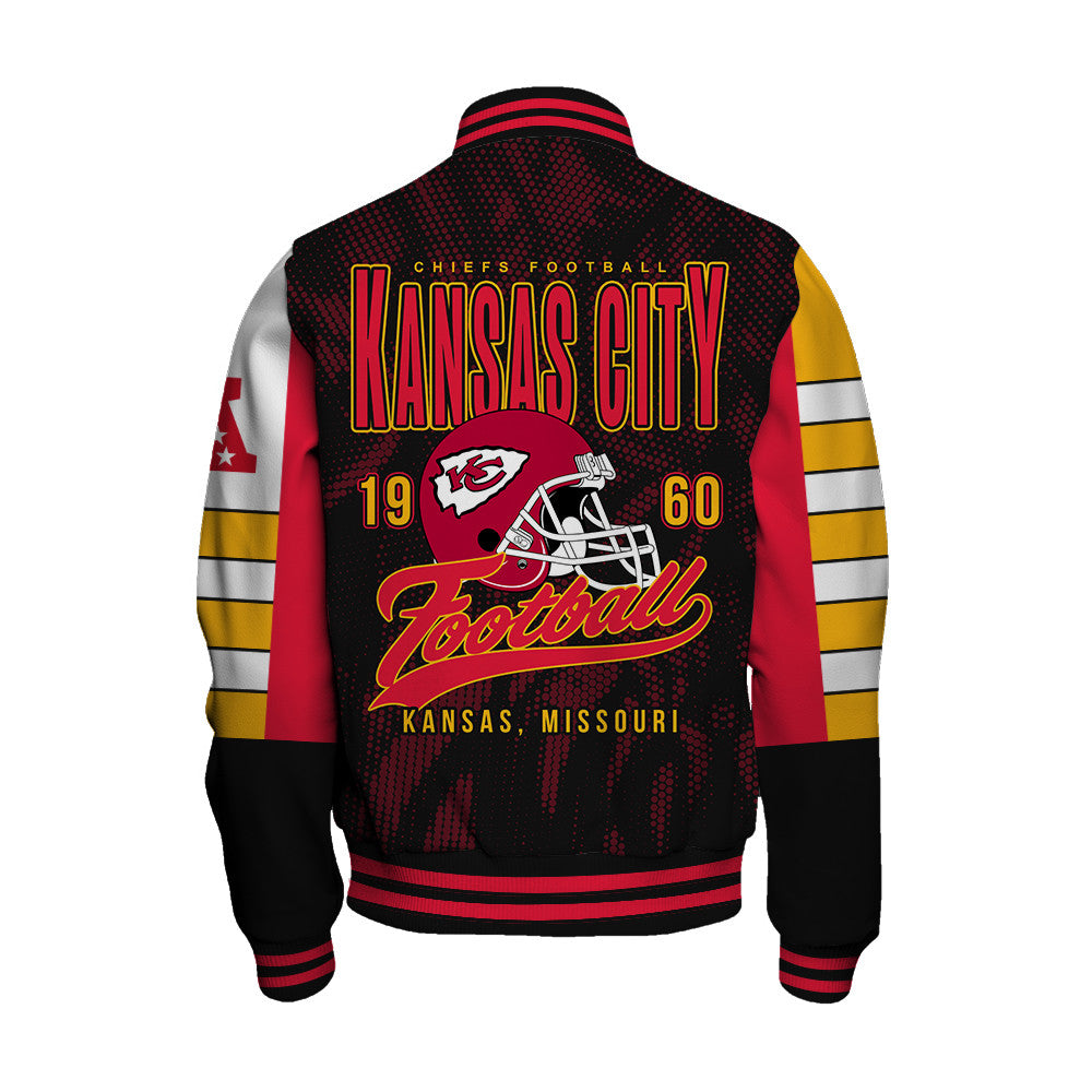 Kansas City Chiefs Football Team 2025 - 26 Wear Your Passion Unisex Varsity Jacket