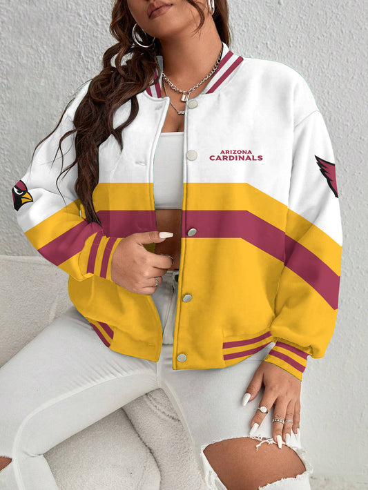 Arizona Cardinals Women's Long Pass Full- Snap Casual Jacket
