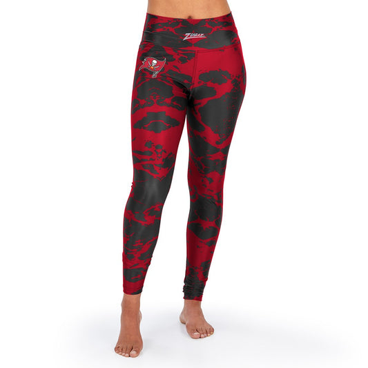 Zubaz Tampa Bay Buccaneers NFL Women's Team Colors Lava Legging