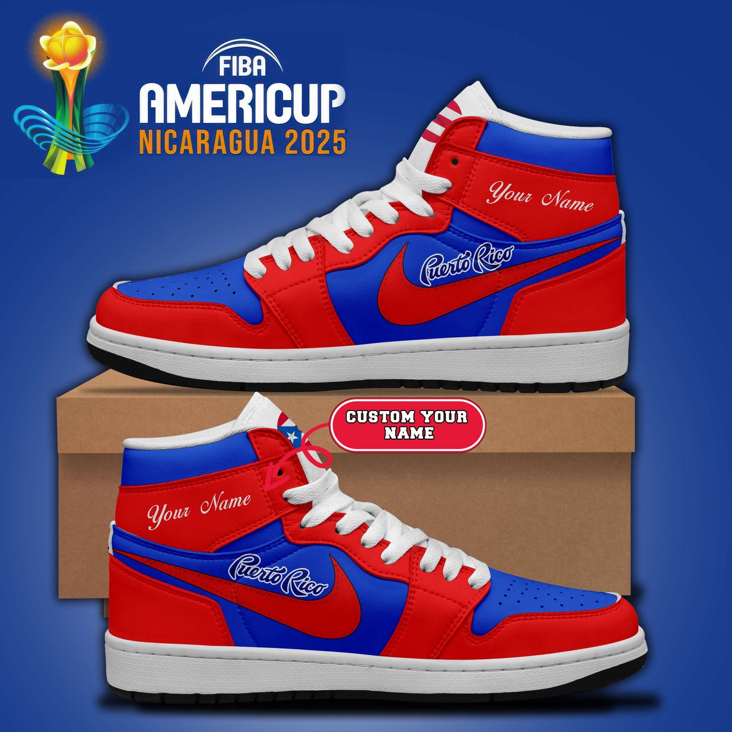 Puerto Rico Men’s National Basketball Team – 2025 FIBA Shoes Limited