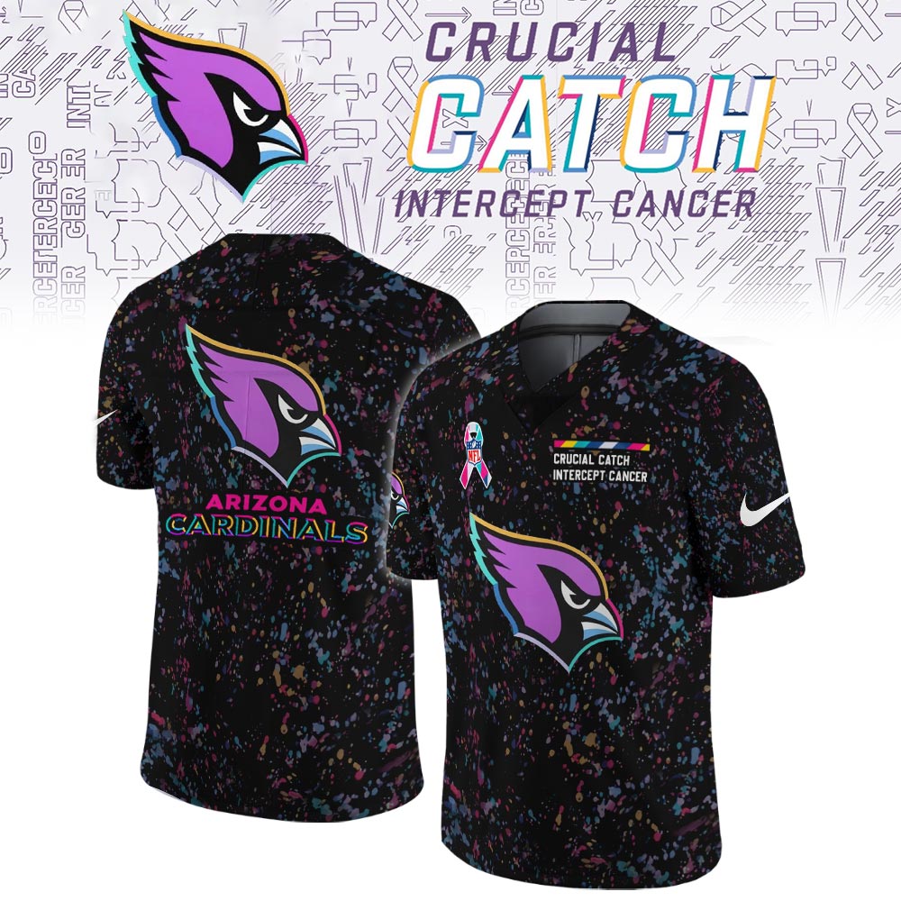 Arizona Cardinals Crucial Catch Limited Football Jersey