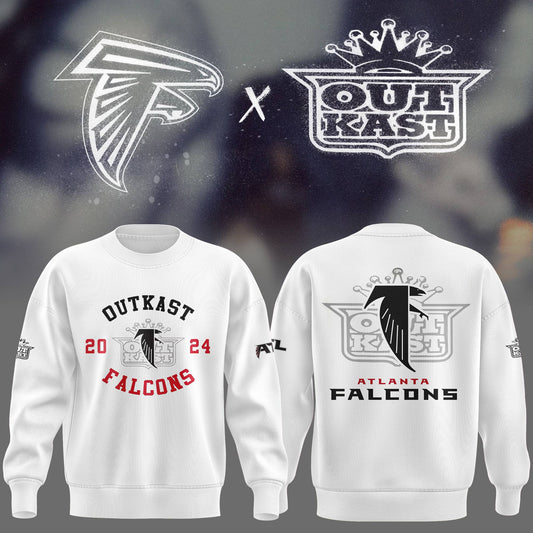 Outkast x Atlanta Falcons White Pullover Sweatshirt