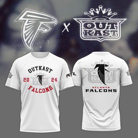Outkast x Atlanta Falcons White Pullover Tee