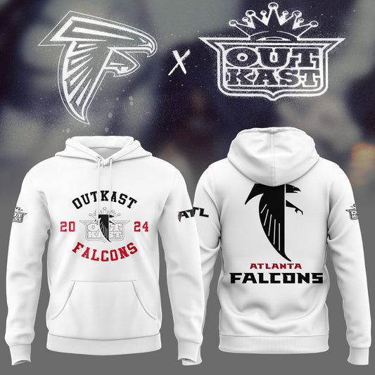 Outkast x Atlanta Falcons White Pullover Hoodie