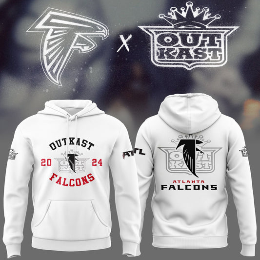 Outkast x Atlanta Falcons White Pullover Hoodie
