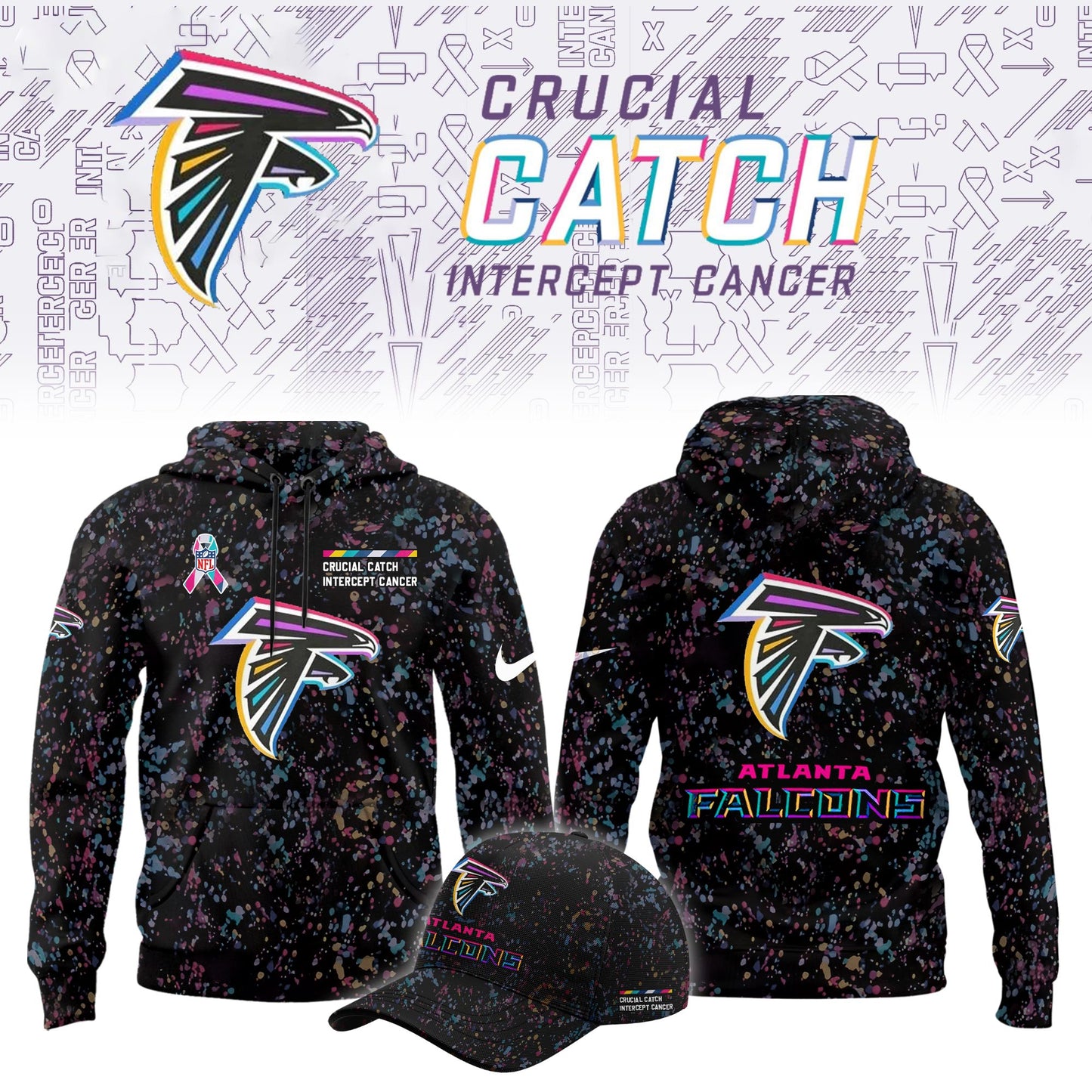 Atlanta Falcons Crucial Catch Limited Hoodie