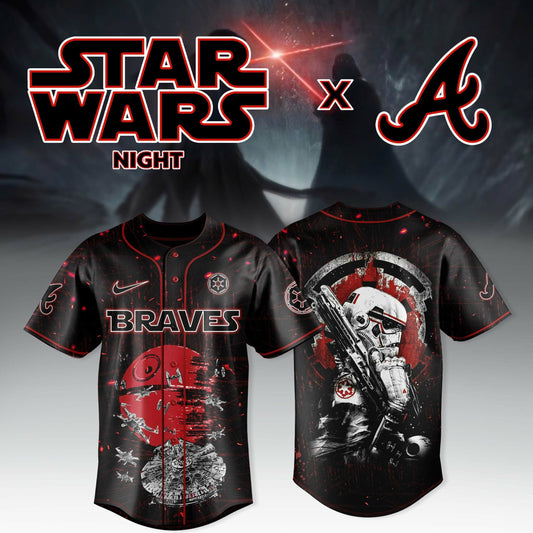 Atlanta Braves X Star Wars Night New Jersey