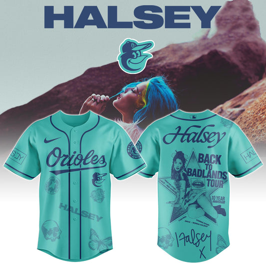 B Orioles x Halsey “Back to Badlands Tour” Jersey Editions Limited +Selling Out Fast