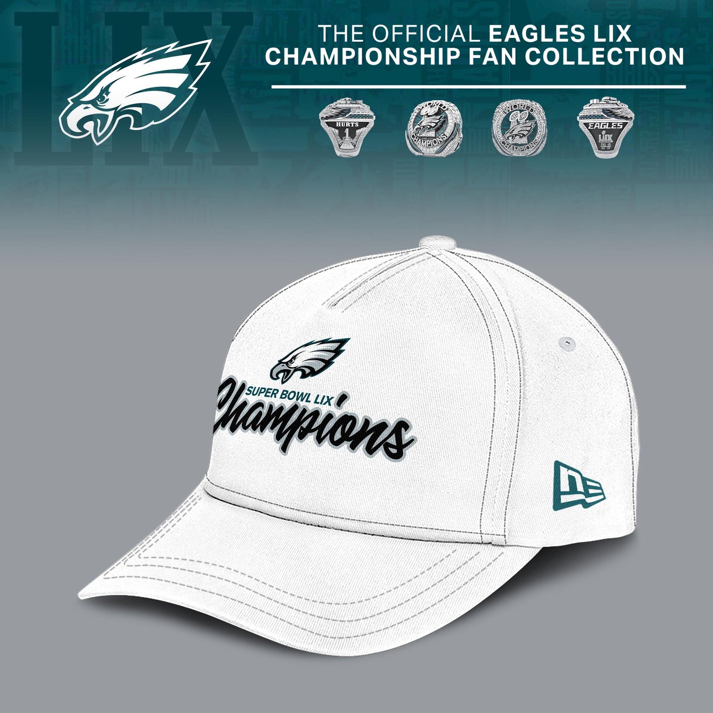 Philadelphia Eagles Super Bowl LIX Champions Ring T-Shirt