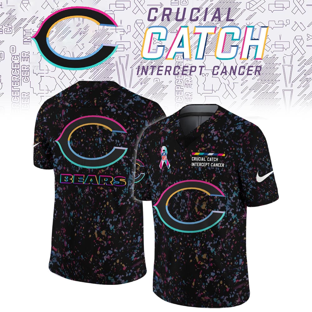 Chicago Bears Crucial Catch Limited Football Jersey