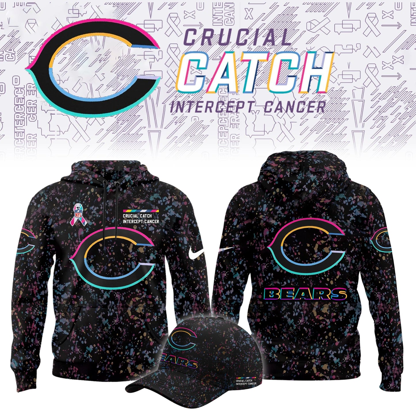 Chicago Bears Crucial Catch Limited Hoodie