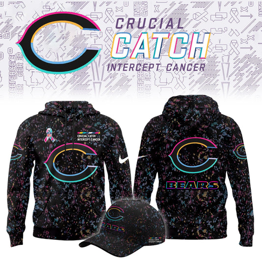 Chicago Bears Crucial Catch Limited Hoodie