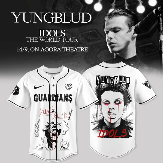 Cleveland Guardians X YUNGBLUD: IDOLS THE WORLD TOUR – NA TOUR Merch Jersey