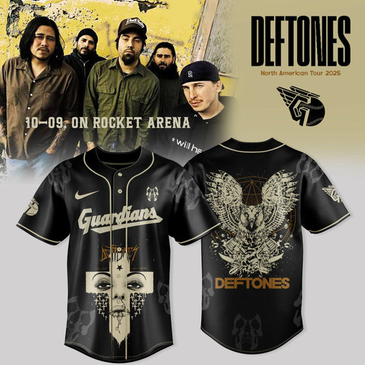 Cleveland Guardians X DEFTONES NA TOUR FALL 2025 Jersey