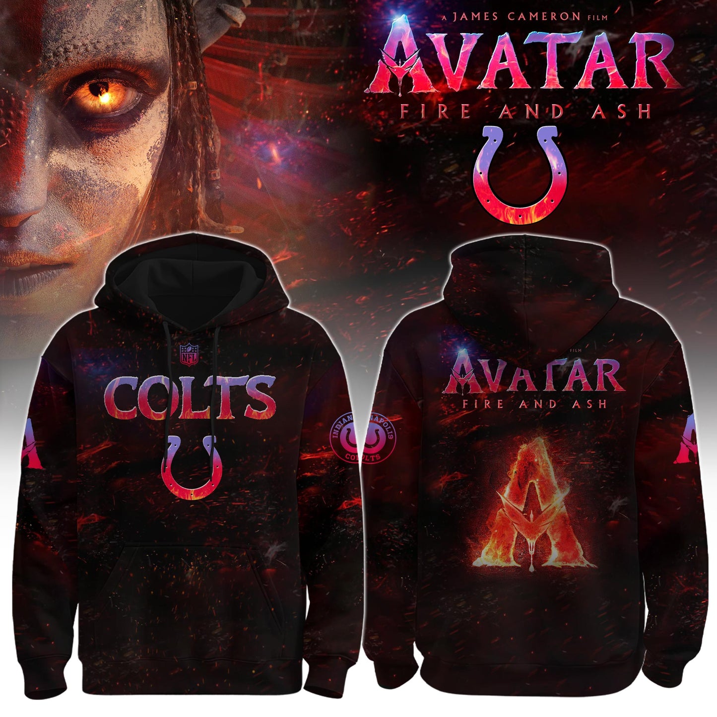 Indianapolis Colts x Avatar 3 “Fire and Ash” Editions Limited +Selling Out Fast